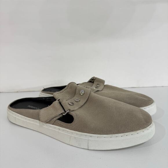 Rebecca Minkoff Sonia Women's Brown Taupe Slip-On Mules Flats Studded
Size 9.5 - Picture 3 of 10